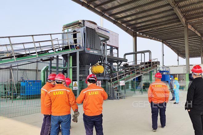 FRP Shredding Disposal Project in Shandong, China
