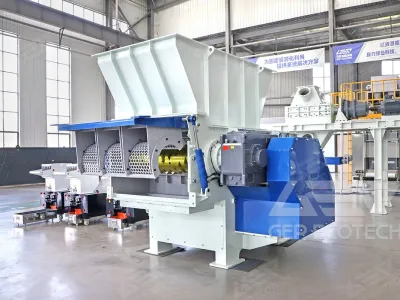 GEP ECOTECH GSS08 Single-Shaft Shredder: The Preferred Solution for Efficient Pharmaceutical Packaging Waste Treatment