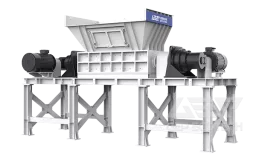 Double-Shaft Industrial Waste Shredder