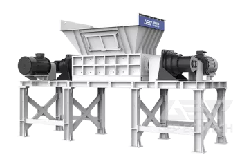 Double-Shaft Industrial Waste Shredder