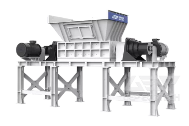 Double-Shaft Industrial Waste Shredder