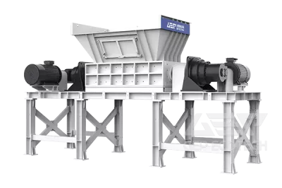 Double-Shaft Industrial Waste Shredder