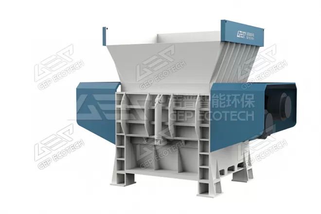 Industrial shredder for refrigerators recycling plants