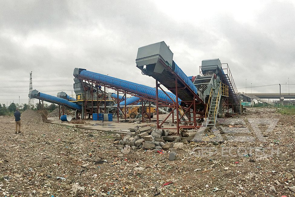 Aged Decoration Waste Crushing Project in Yunnan, China