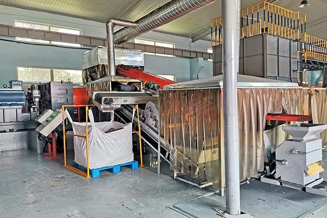 1–1.5 TPH Tire Crumb Rubber Line in Hubei, China