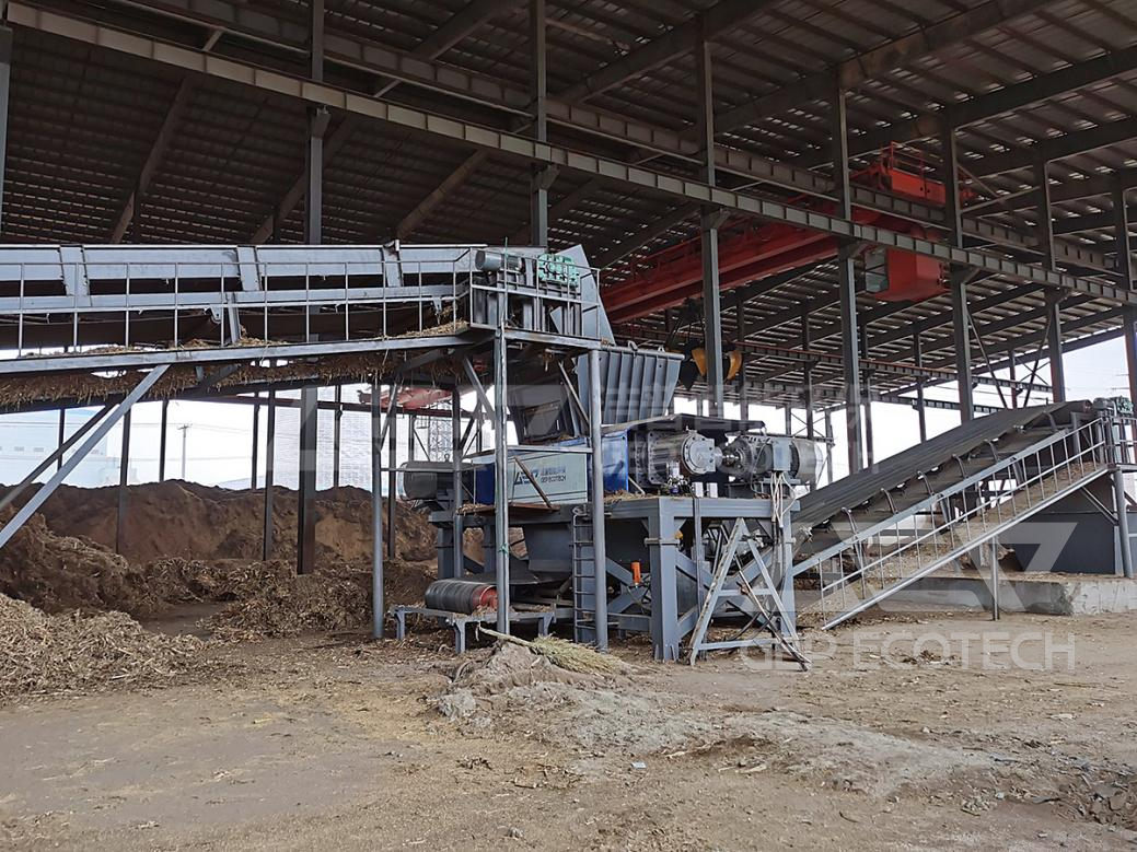 Crop straw resource disposal system