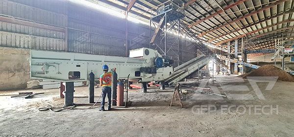 Biomass Power Plant Shredding Project in Southeast Asia