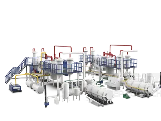 Waste Tire Pyrolysis Plant