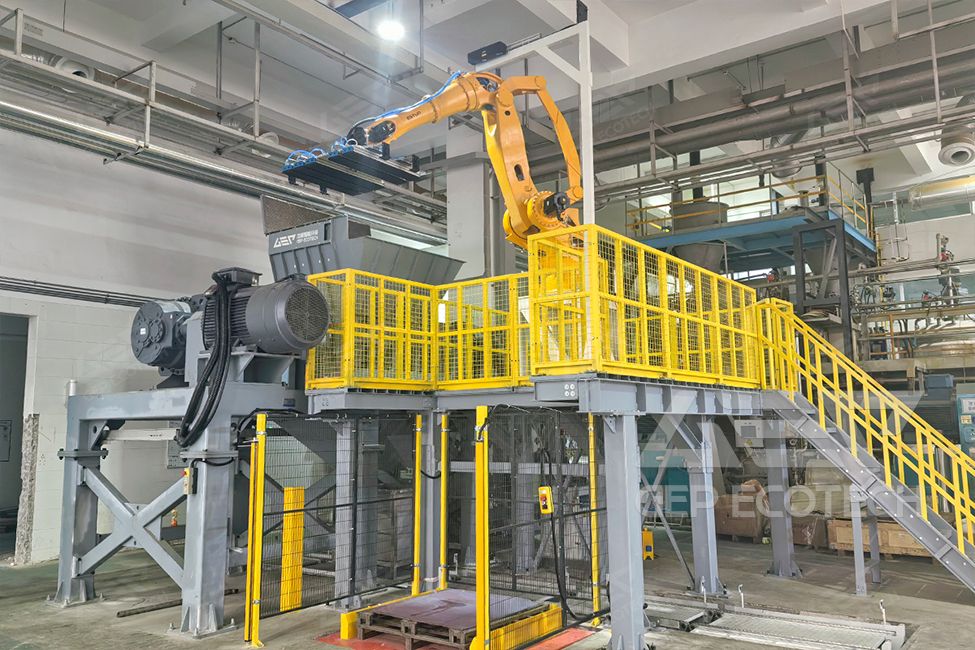 30mm-Thick Copper Plate Shredding Project in Guangdong, China