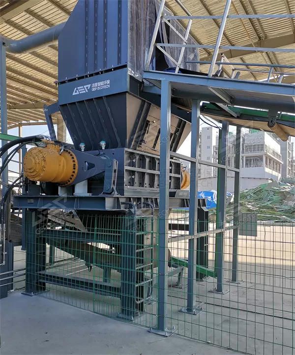 double-shaft shredder