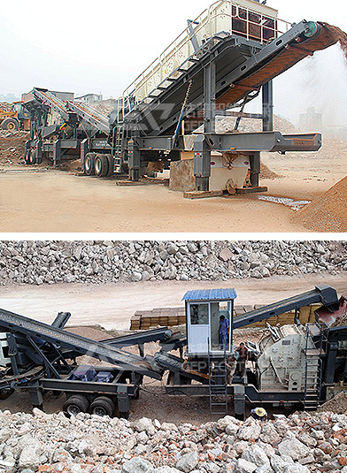 tire type mobile crushing station
