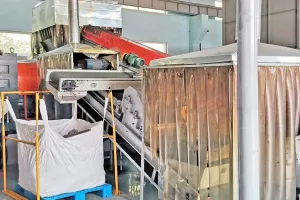 1–1.5 TPH Tire Crumb Rubber Line in Hubei, China