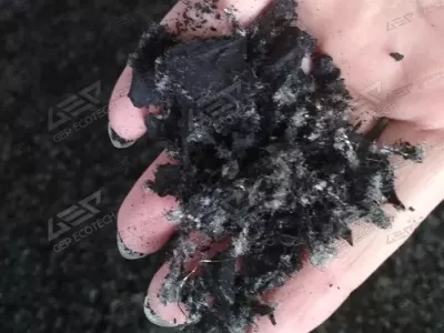 How Did the Tires Form Rubber Powder Through the Shredder Processing