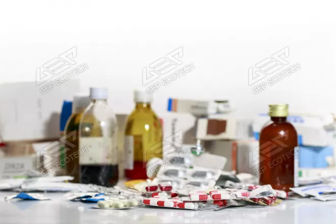 Pharma waste shredding & disposal machine