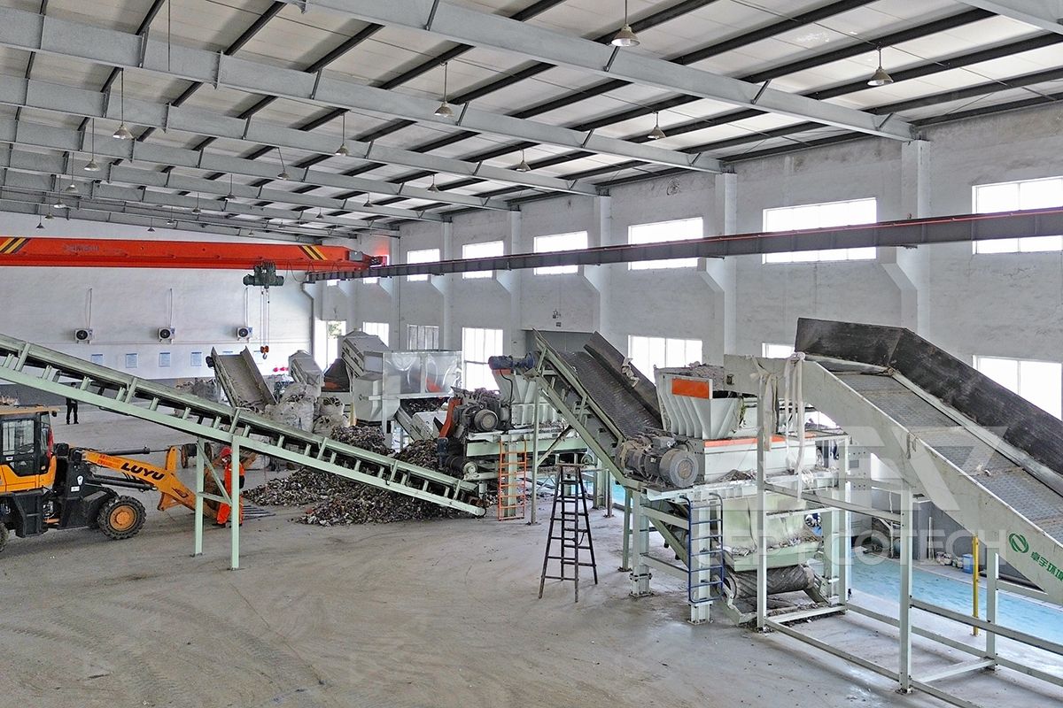 GD dual-shaft shredder in Alternative Fuel Production Plant GD dual-shaft shredder in Alternative Fuel Production Plant