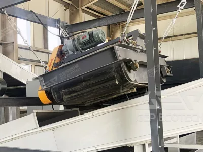 Shredder for Waste Wood Contaminated with Iron