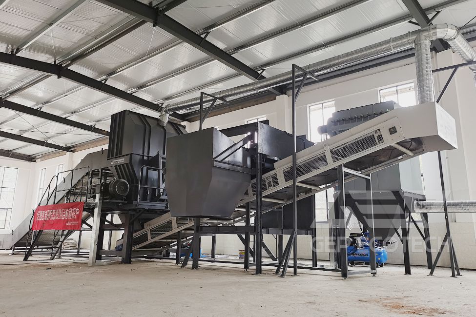 Bulky Waste Shredding and Sorting System