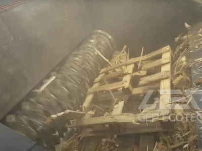Single Shaft Wood Shredder