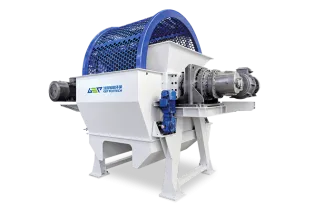 Double-Shaft Waste Tire Shredder