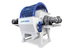 Double Shaft Tire Shredder