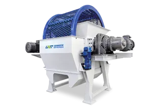 Double-Shaft Waste Tire Shredder