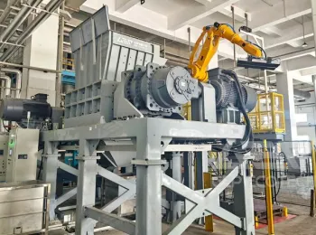 30mm-Thick Copper Plate Shredding Project in Guangdong, China