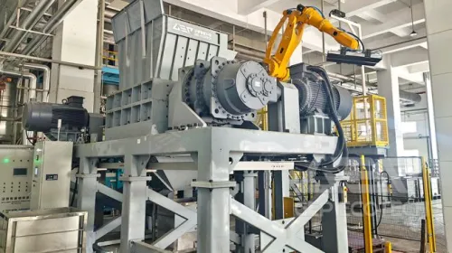 30mm-Thick Copper Plate Shredding Project in Guangdong, China