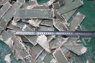Damaged Fiberglass Part