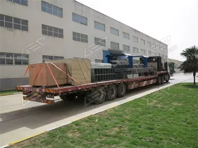 Biomass shredding equipment has been shipped to Northeast China