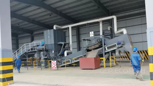 Industrial Waste Shredding and Disposal Project in Jiangsu, China