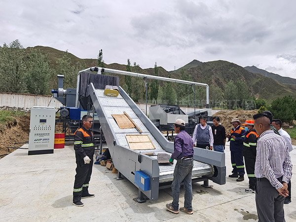 Intelligent Bulky Waste Disposal System Has Been Installed and Debugged in Tibet!