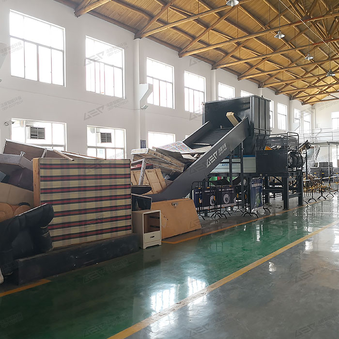 bulky waste shredder machine in china