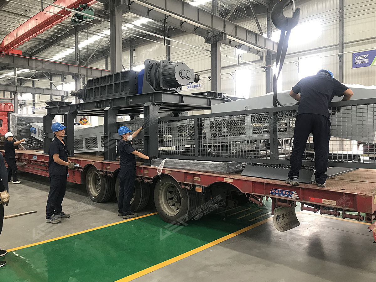 Bulky waste disposal system went to Qingdao, China to fulfill its mission