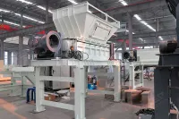What are the specific reasons for the price difference of large wood shredders