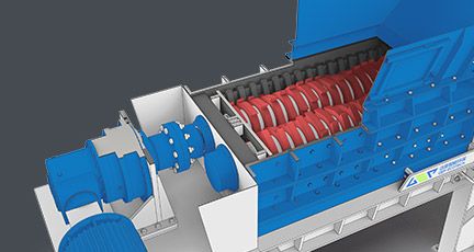 Double motors + double planetary reducer drive