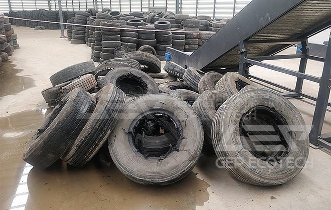 Waste Tire into Rubber Powder