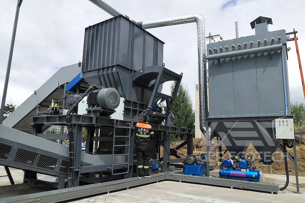 Double-Shaft Bulky Waste Shredder