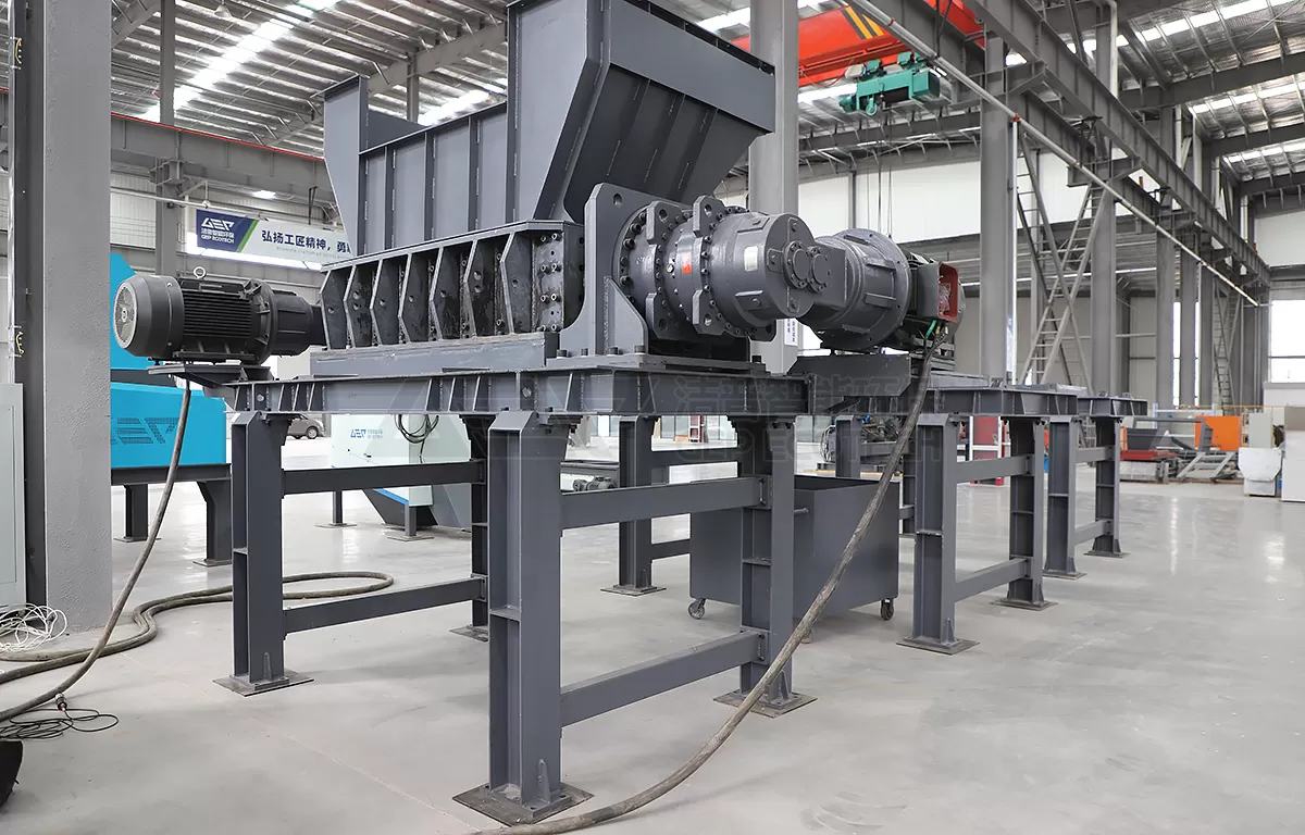 5 ton per hour twin shaft shredder