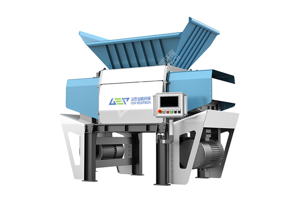 Double-shaft fine shredder