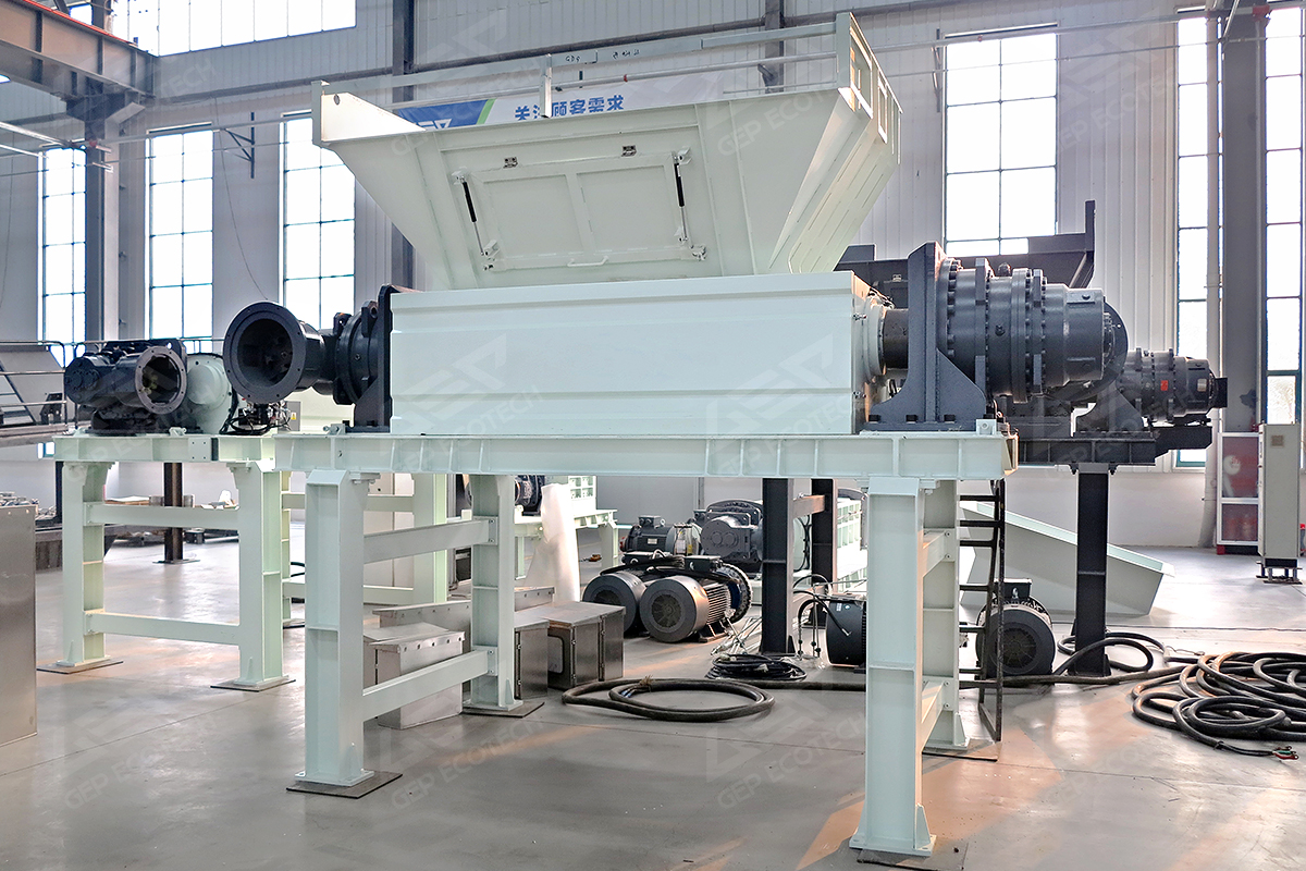 Double shaft shredder manufacturer