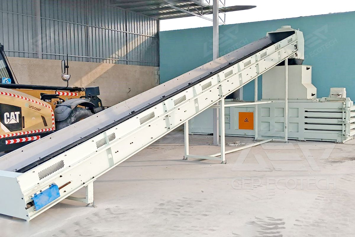 100 Tons/Month MSW Recyclables Baling Project in the Middle East