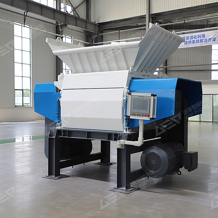 single shaft shredder for pe film 