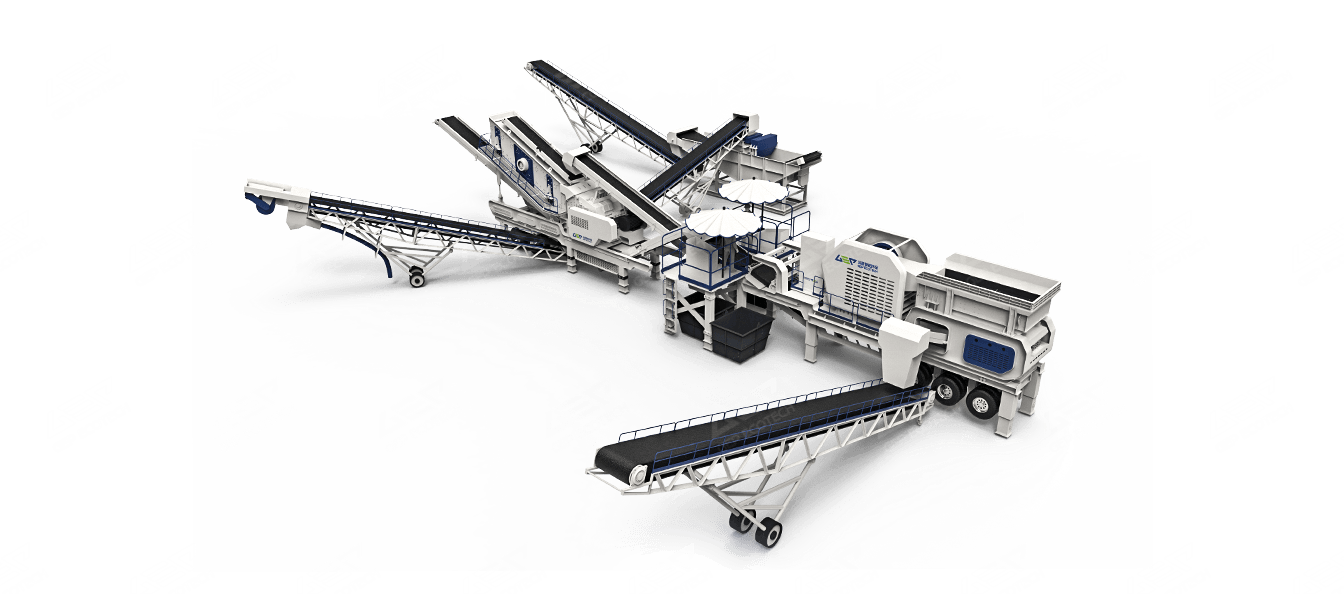 Mobile C&D Waste Recycling Process
