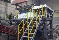 Double Shaft Shredder to Process the Pulper Ropes