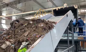 Landfill Waste Shredding in Zhengzhou, China