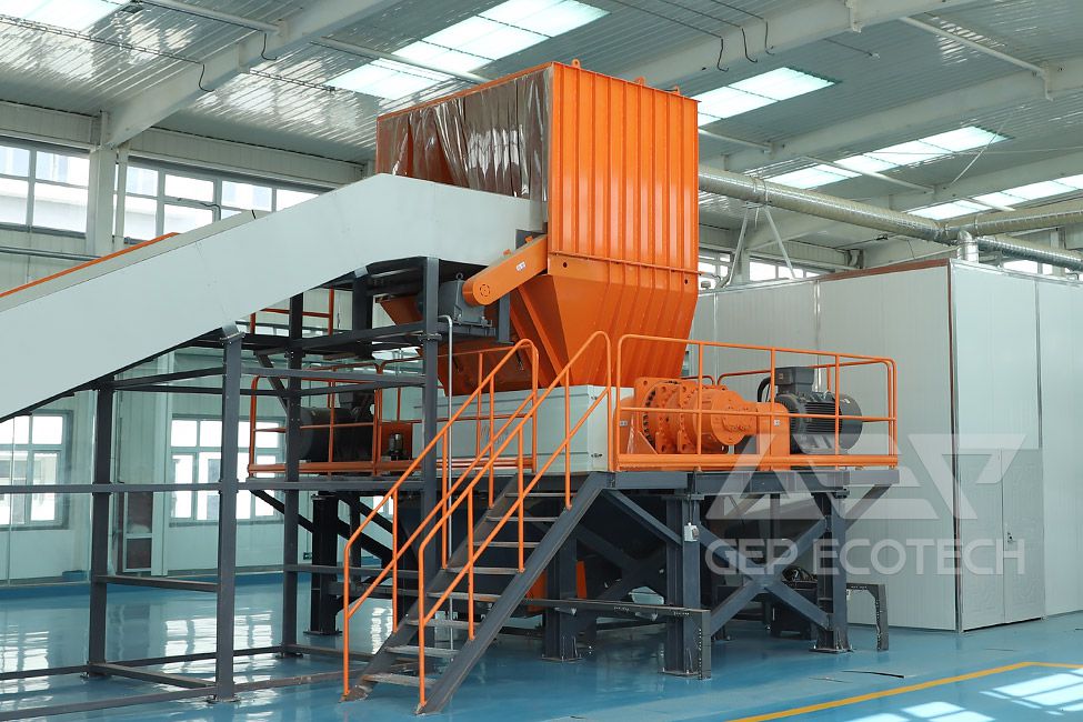 Double-Shaft Bulky Waste Shredder