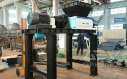 Small Dual-Shaft Battery Shredder for Sale in Canada