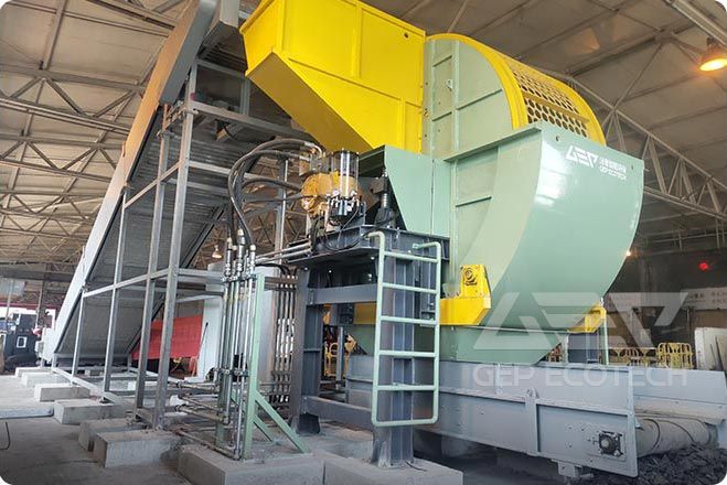 Waste Tire Shredding Line Project in Macau, China