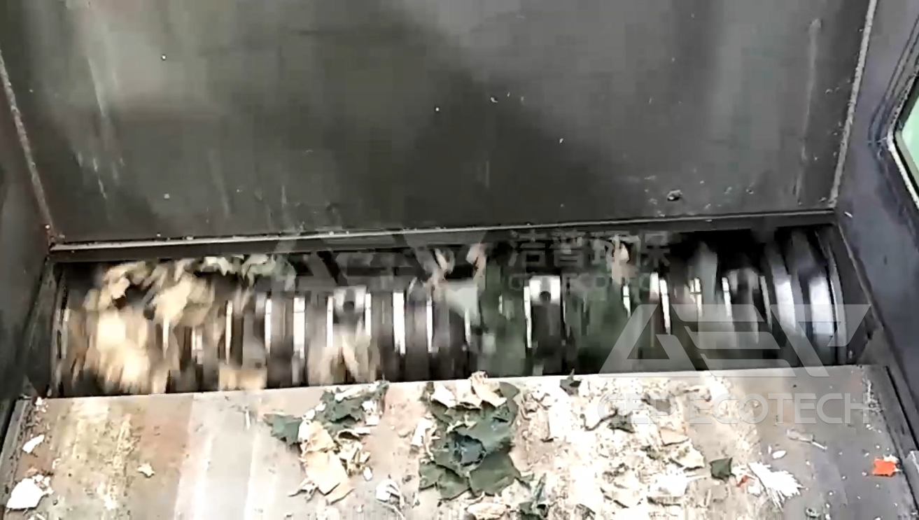 single-shaft shredder