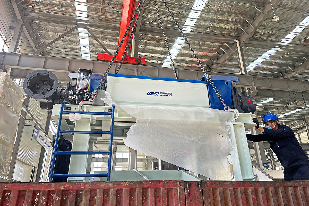 GEP ECOTECH solid waste shredder ushered in a wave of production and shipment